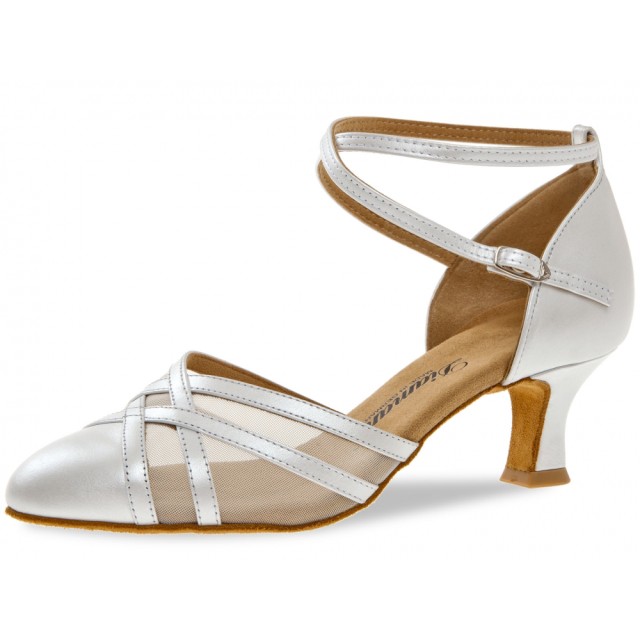 Diamant 147-068-391 latin schoenen satijn wit