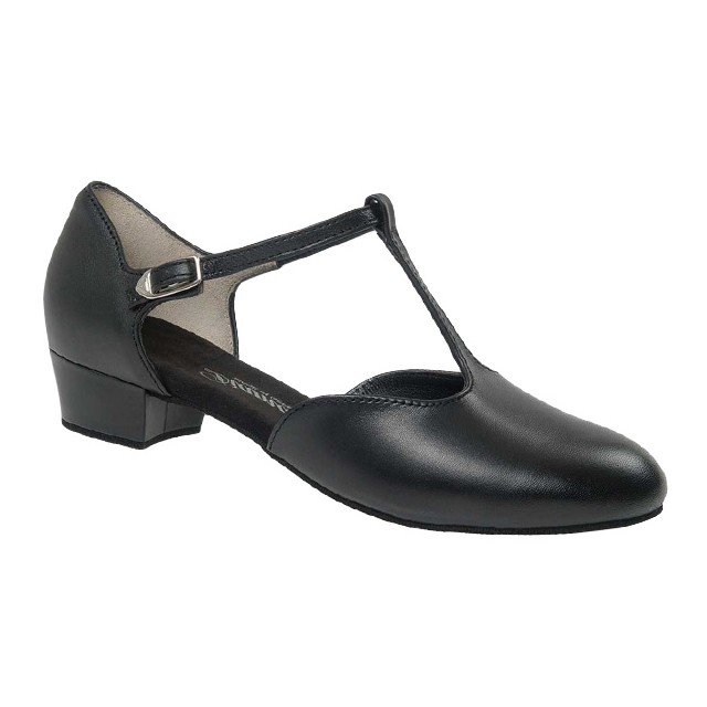 Diamant 053-029-034 dames ballroom schoenen lage hak zwart