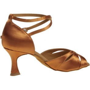 Diamant 141-087-379 latin schoenen voor dames brons zijkant 