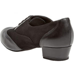 Diamant-063-029-070 dansschoenen stijldans zwart blokhak 