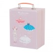 Moulin Roty 711331 ballerina koffertje muis met tutu