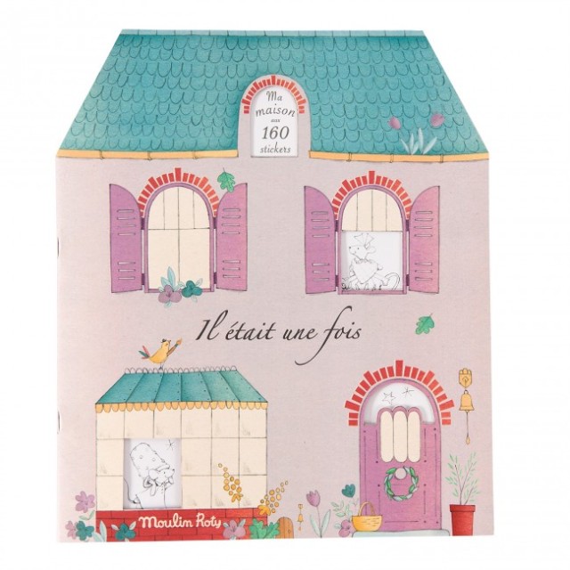 Moulin Roty 711377 Muizenhuis Kleurboek met Stickers