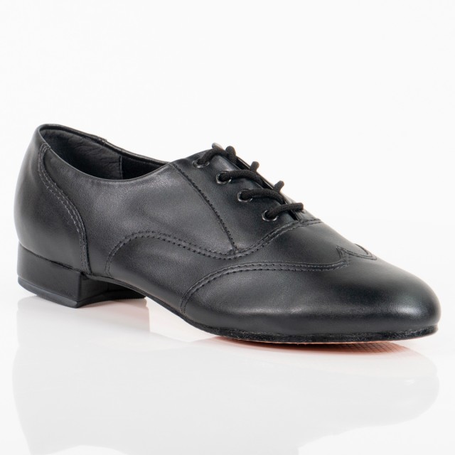 SoDanca CH95 Character Dames Dansschoenen Zwart-Wit met Vetersluiting