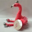 Sansha knuffel flamingo met balletschoenen