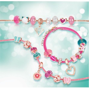 Make It Real MR1722 Bedelarmbanden Set DIY Roze