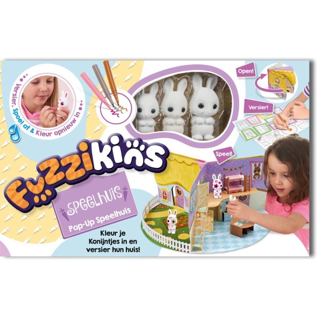 Fuzzikins 3D Pop-Up Speelhuis