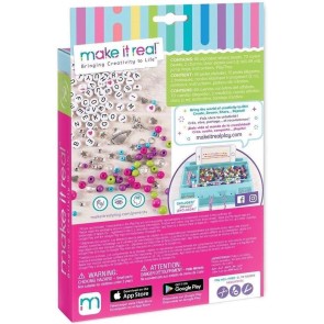 Make It Real Blokletter Armbanden Set