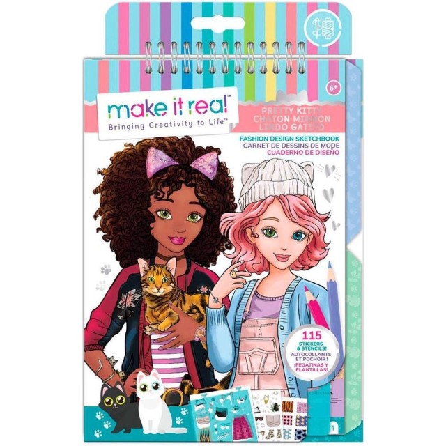 Make it Real Fashion Design Ontwerpboek: Pretty Kitty