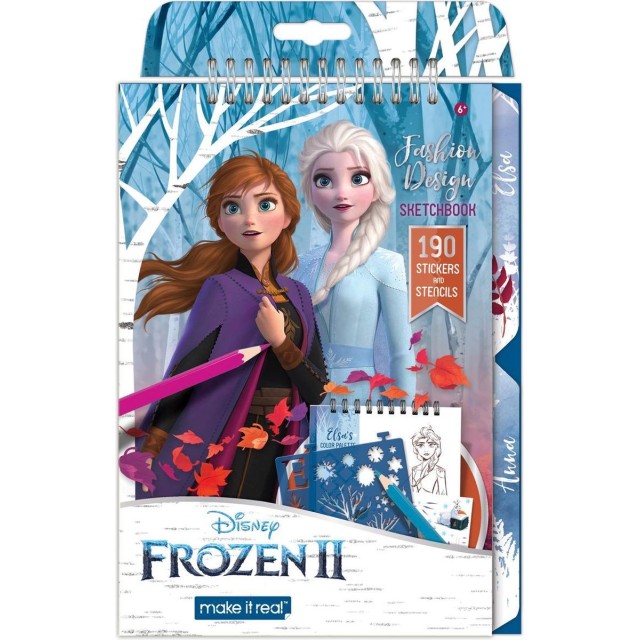 Make it Real Fashion Design Ontwerpboek: Frozen II