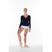 Artiligne Cama Wrap-up Top dames bordeaux