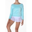 Artiligne Bally Fleece Reversible Sweater Licht Blauw