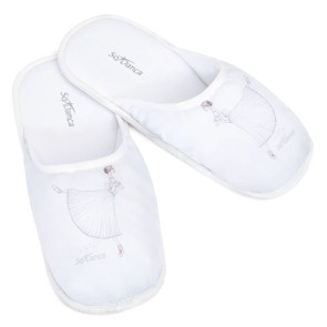 SoDanca Sodanca Dames Slippers met Ballet Print SD-1795