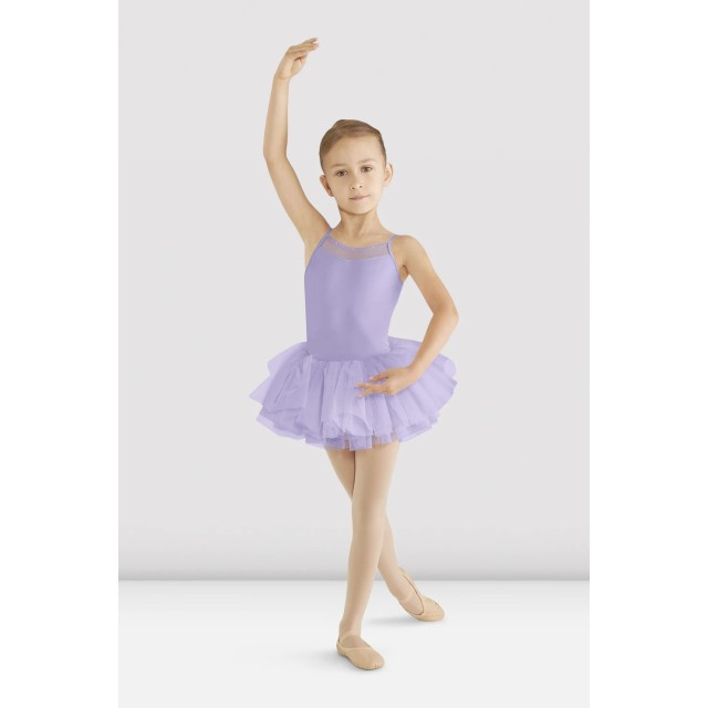Bloch M409C meisjes ballet tutu jurkje paars voorkant