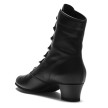 zwarte jazz musical laarsjes Rumpf 8910 Lola hak 4 cm