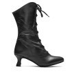 jazz musical dans laars zwart leer suede zool rumpf 2316 5 cm hak