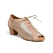Capezio Beatrice Ballroom Trainingsschoenen beige met een medium hak