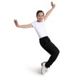 Capezio Roxy Lederen Tap Schoenen wit met een perfecte pasvorm