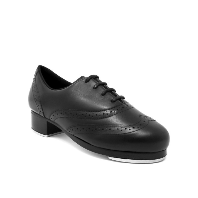 Capezio Roxy Lederen Tap Schoenen zwart