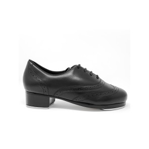 Capezio Roxy Lederen Tap Schoenen zwart met een klassieke uitstraling