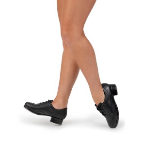 Capezio Roxy Lederen Tap Schoenen zwart unisex