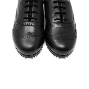 Capezio Roxy Lederen Tap Schoenen zwart van leer