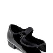 Capezio Shuffle Tap Schoenen zwart met een drukknoopsluiting