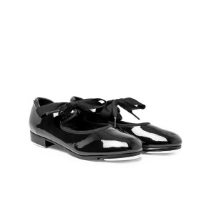 Capezio Shuffle Tap Schoenen zwart voor beginners