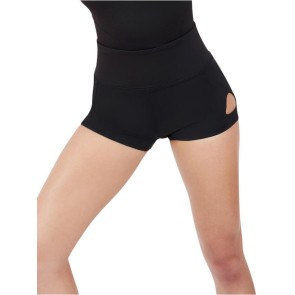 Capezio Dance Active Keyhole Short Dames zwart