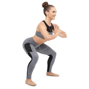 Capezio Dance Active Paneled Legging Dames grijs