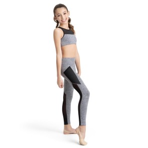 Capezio Dance Active Meisjes Legging met Mesh en Zakken
