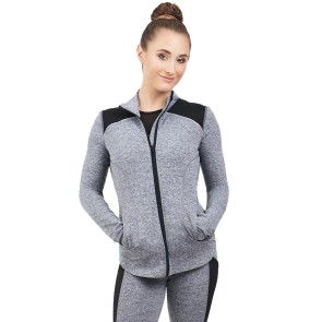 Capezio Dance Active Jacket Grijs voorkant