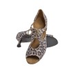 Diamant Dames Dansschoenen luipaard print buitenzool 190087329V