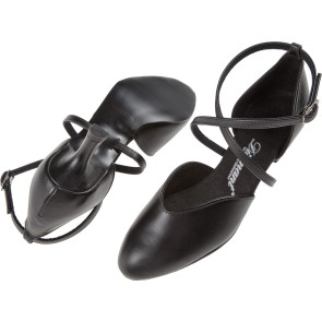 Diamant 170-106-034-V Dames Latinschoenen dichte neus VarioSpin zool dunne bandjes 