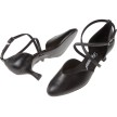 Diamant 170-106-034-V Dames Latinschoenen dichte neus VarioSpin zool flare hak 