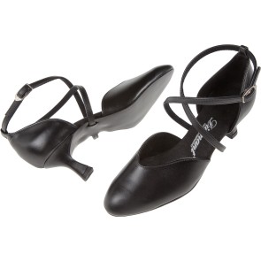Diamant 170-106-034-V Dames Latinschoenen dichte neus VarioSpin zool flare hak 