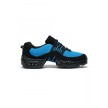 Bloch zwarte danssneakers boost splitzool zijkant 