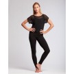 Temps Danse Dounia T-Shirt with Bra zwart