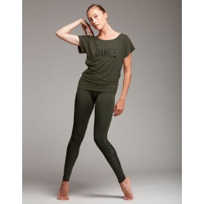 Temps Danse Ava Stripes T-shirt donker groen