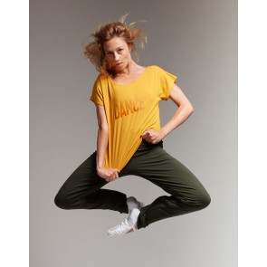 Temps Danse Ava Stripes T-shirt oranje