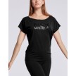 Temps Danse Ava Stripes T-shirt zwart
