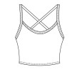 Temps Danse Alzina Dames Camisole Bra Top patroon