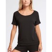 Temps Danse Riga Geribbeld T-Shirt met Boothals