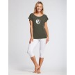Temps Danse Ava Balance Dames Yoga T-shirt donkergroen