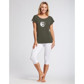 Temps Danse Ava Balance Dames Yoga T-shirt donkergroen