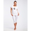 Temps Danse Ava Balance Dames Yoga T-shirt wit