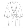 Temps Danse Edana Dames Vest Kimono Stijl