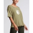 Temps Danse Agathe Balance Yoga T-Shirt olive voorkant