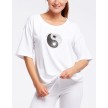 Temps Danse Agathe Balance Yoga T-Shirt wit voorkant