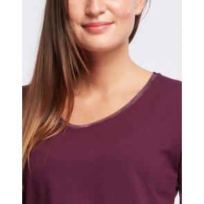 Temps Danse Dalila Loose Fit T-Shirt burgundy