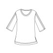 Temps Danse Dalila Loose Fit T-Shirt patroon